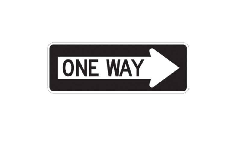 One Way Right Orientation Sign R6-1R - Traffic Safety Supply Company