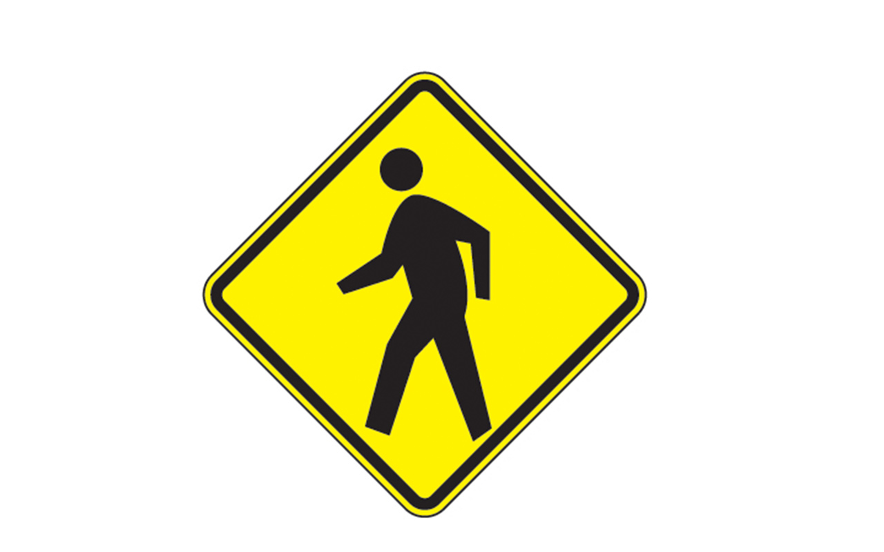 pedestrian-crossing-sign-on-street-stock-photo-alamy