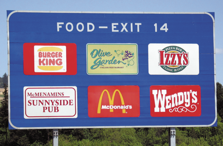 Interstate Restaurant Signs Traffic Safety Supply Company