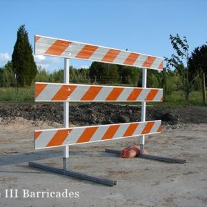 Type III Plastic Barricade - Traffic Safety Supply Company