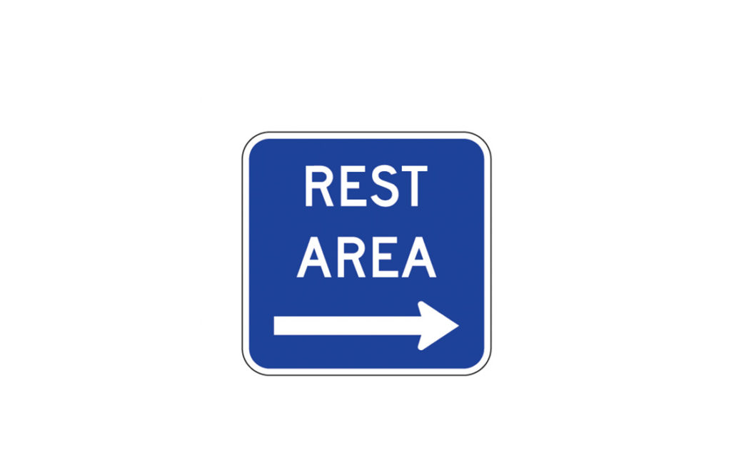 Rest Area Sign D5-5 - Traffic Safety Supply Company