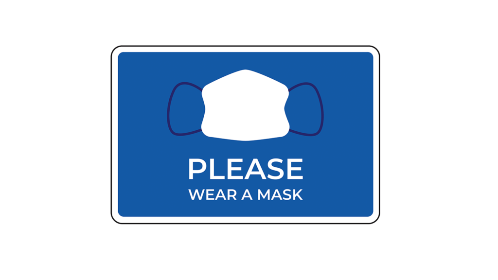 Please Wear a Mask Sign - Traffic Safety Supply Company